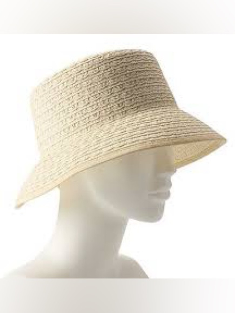 Nine West Natural Straw Bucket Hat beach summer vacation cruise resort Sun